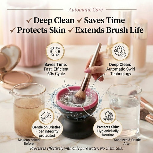 Automatic Electric Makeup Brush Cleaner