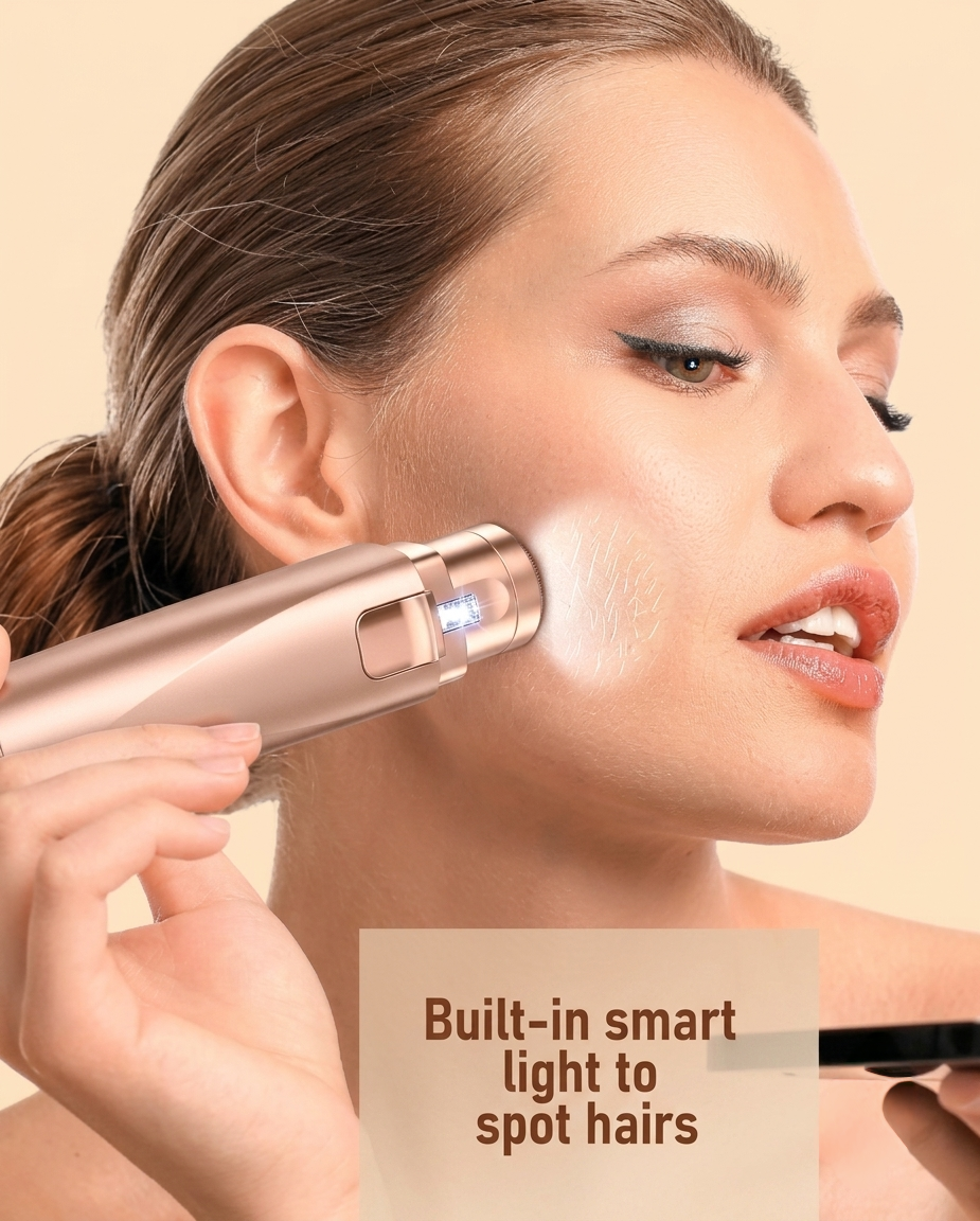SilkTouch™ 2-in-1 Precision Facial & Brow Trimmer