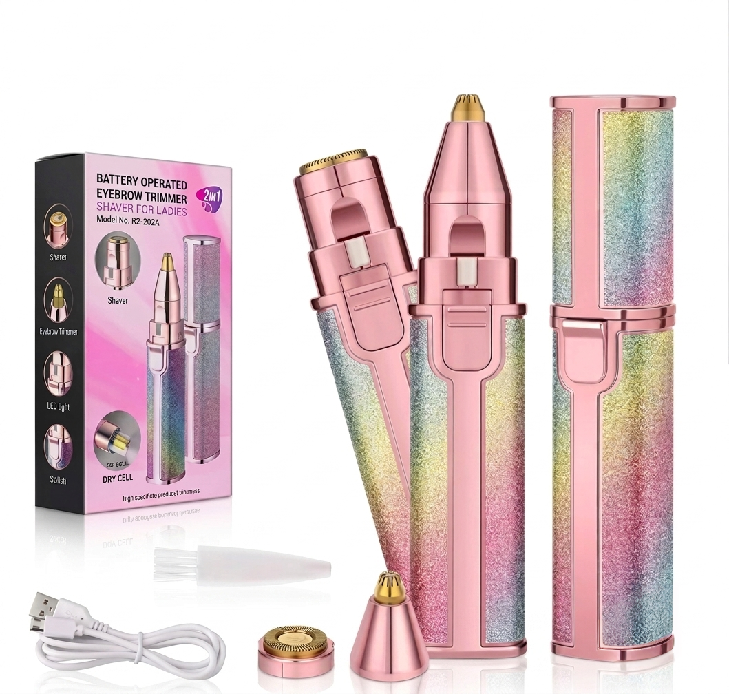 SilkTouch™ 2-in-1 Precision Facial & Brow Trimmer